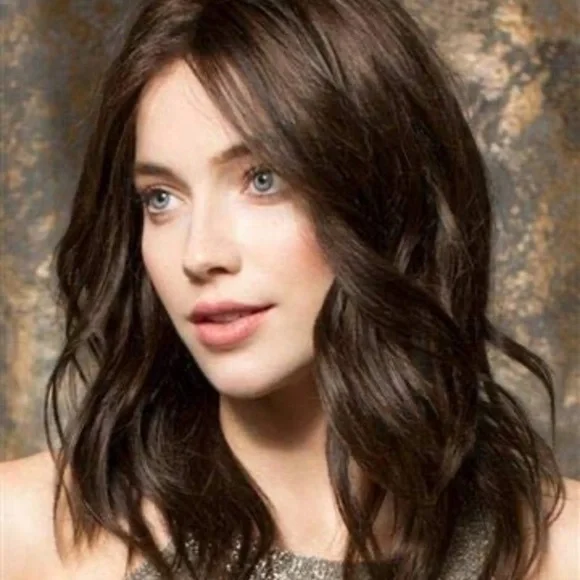 12inch Wavy Brown Lace Front Wig